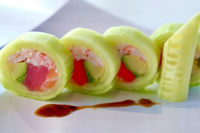 Order Cucumber Special Roll food online from Awi Sushi store, Colorado Springs on bringmethat.com