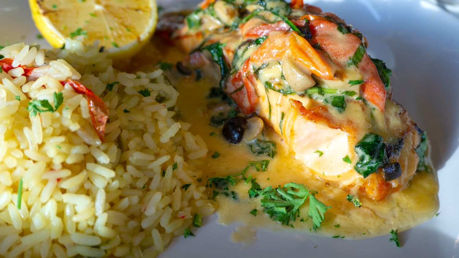 Order Creamy Salmon food online from Lala's grill store, Los Angeles on bringmethat.com