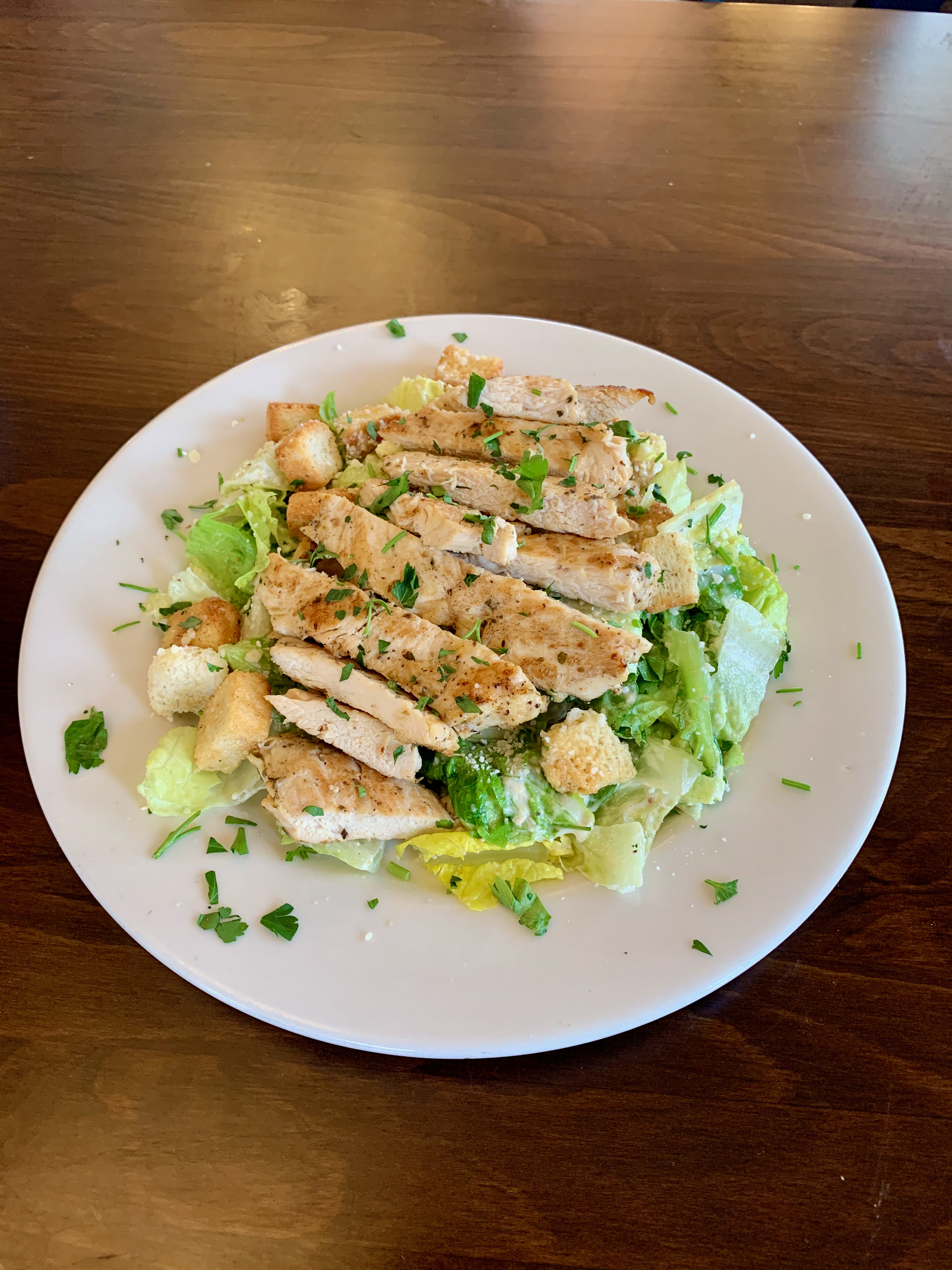 Order Grilled Chicken Caesar Salad food online from Moms Restaurant store, Trenton on bringmethat.com