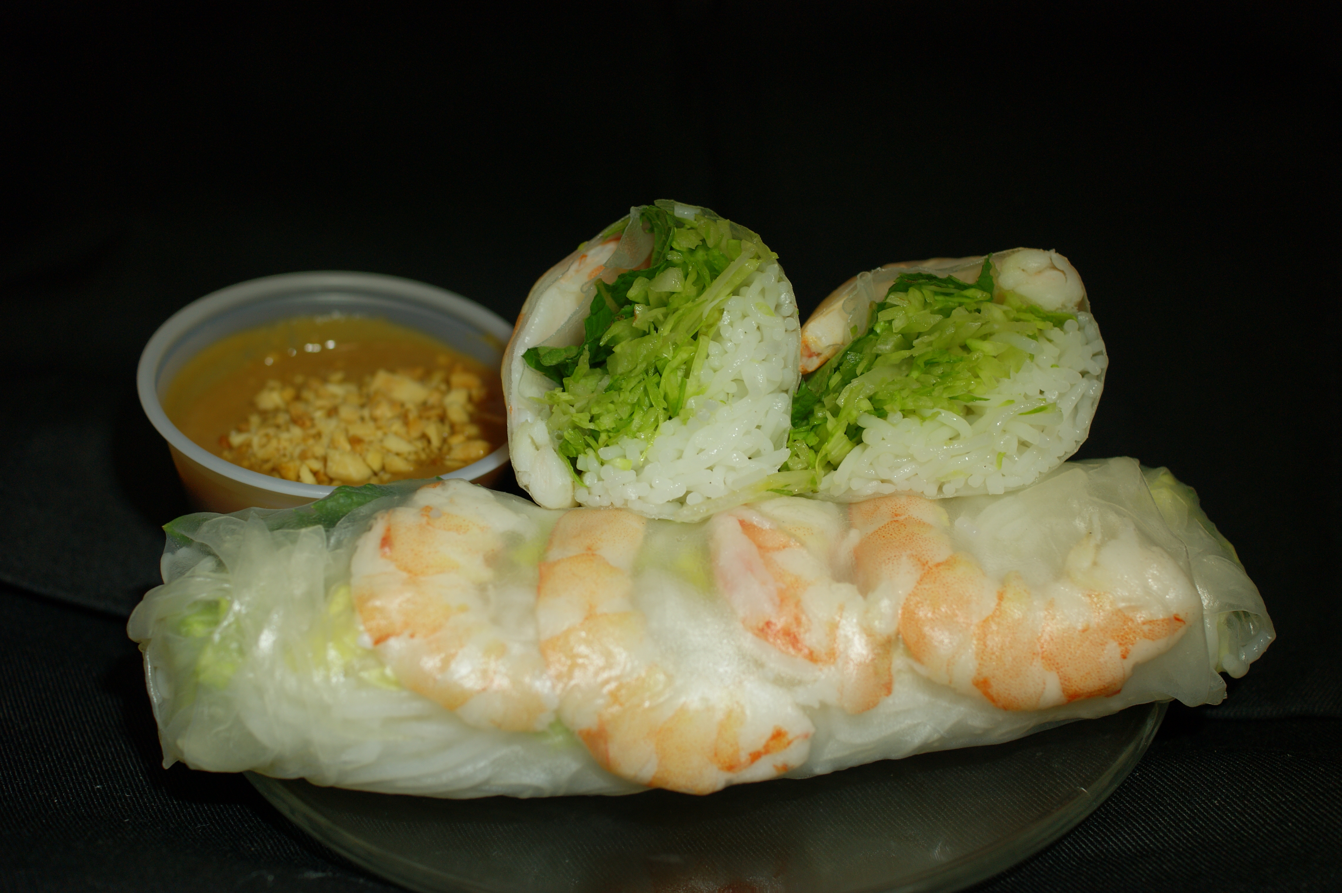 Order SD1. Shrimp Summer Rolls food online from Saigon Subs & Cafe store, Morristown on bringmethat.com