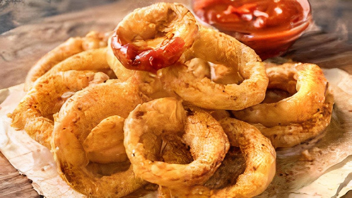 Order Onion Rings food online from Yoyo Burgers & Chicken store, Anaheim on bringmethat.com