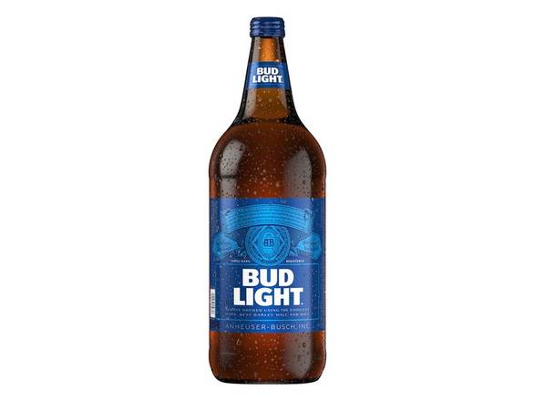 Order Bud Light - 40oz Bottle food online from Sky Liquors store, Chicago on bringmethat.com