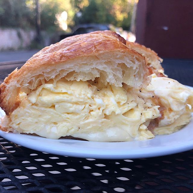 Order Ham, Egg and Cheese Croissant food online from Hereghty Heavenly Delicious store, Raleigh on bringmethat.com