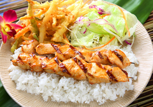 Order #1. Chicken Kabobs food online from Teriyakiya store, Granada Hills on bringmethat.com