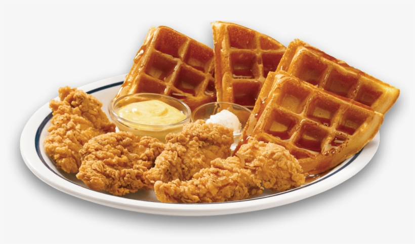 Order Country Style Chicken 'n Waffle food online from Poirot Belgian Waffles store, Santa Monica on bringmethat.com