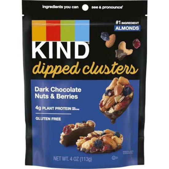 Order Kind Dipped Clusters Dark Chocolate Nuts & Berries food online from IV Deli Mart store, Goleta on bringmethat.com