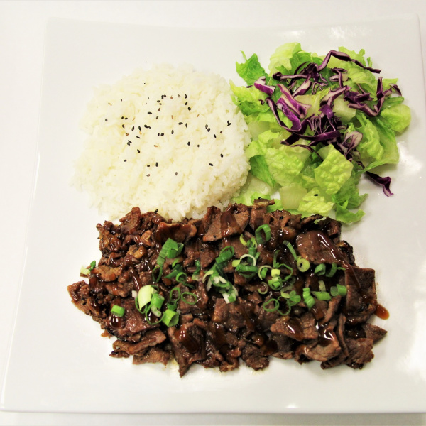 Order Beef Salad Plate food online from Genkiyaki store, Lakewood on bringmethat.com
