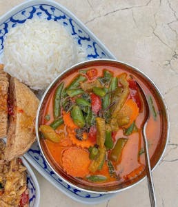 Order Combo-Panang Curry food online from Berkeley Thai House store, Berkeley on bringmethat.com