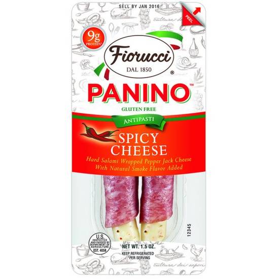 Order Fiorucci Panino Spicy Cheese food online from Deerings Market store, Traverse City on bringmethat.com