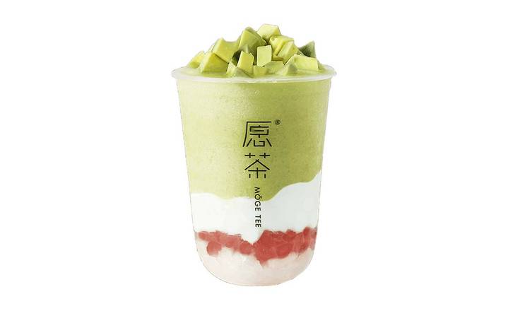 Order Avocado Yogurt Tea (牛油果厚乳酪) (17 oz) food online from moge tea store, Quincy on bringmethat.com