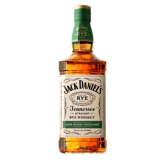Order Jack Daniel's Rye 750 ml. food online from Round Up Liquor & Grocery store, Wildomar on bringmethat.com
