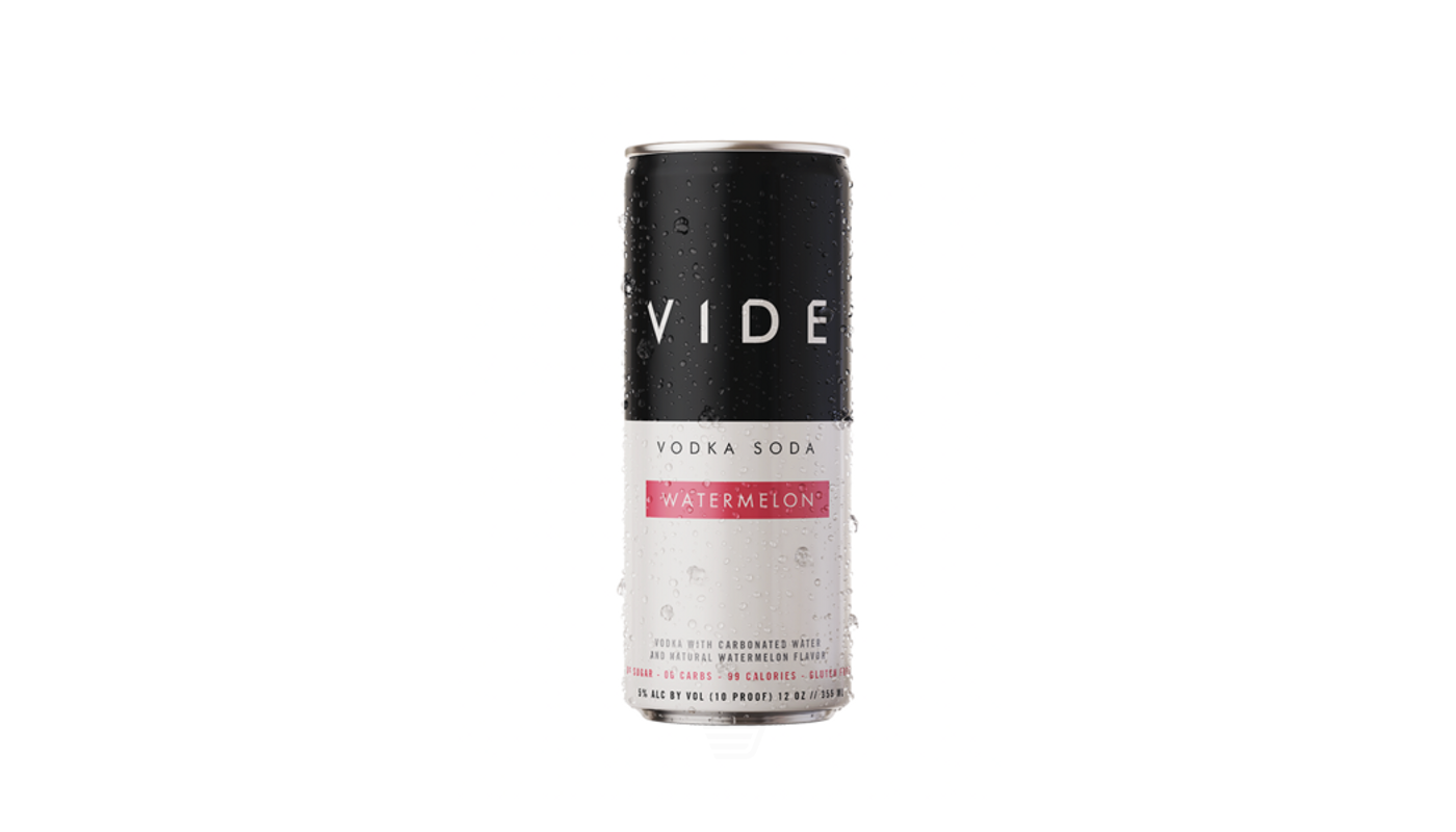 Order VIDE Watermelon Vodka Soda 4 Pack 12 oz Cans food online from Liquor Palace store, Burbank on bringmethat.com