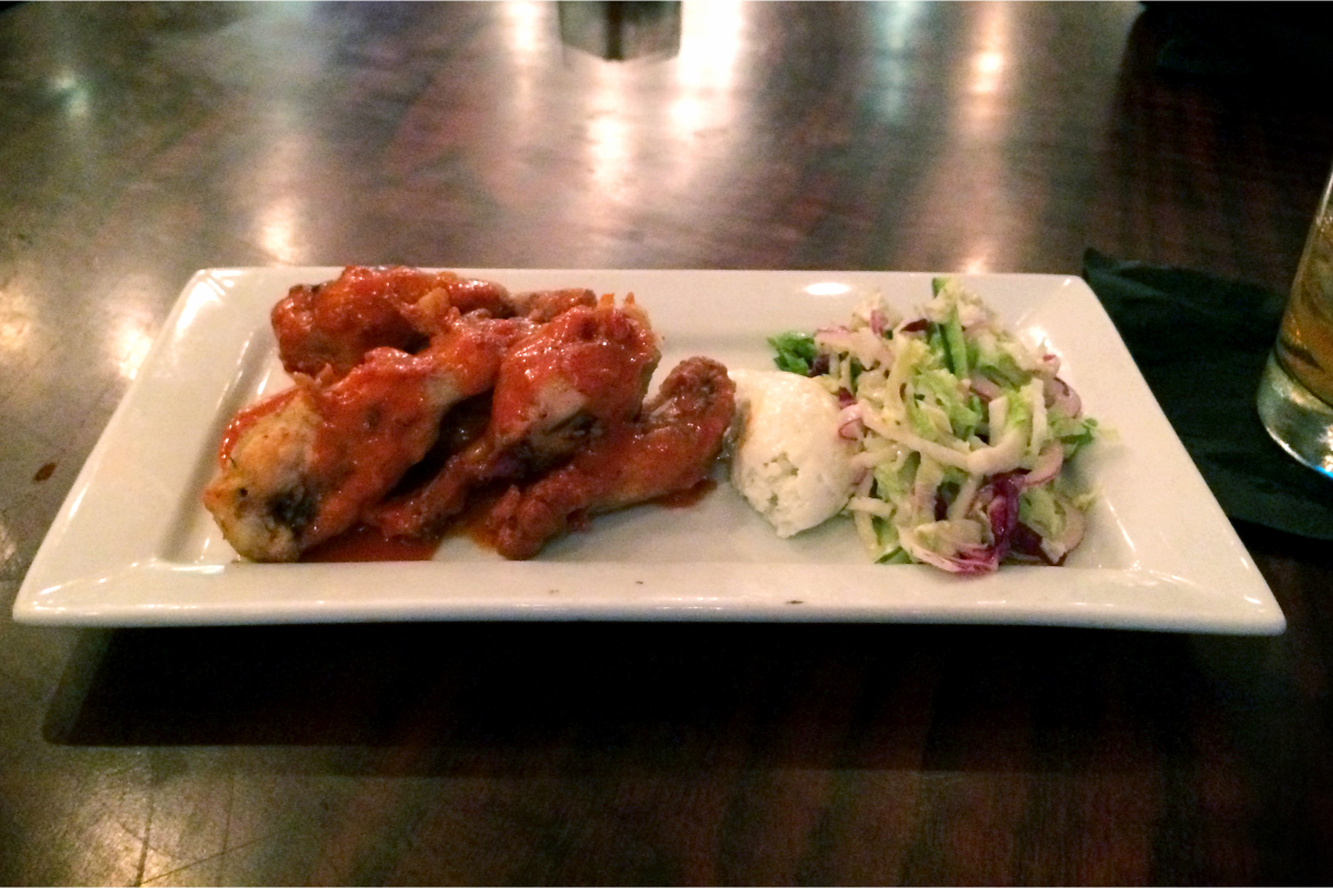 Order Duck Confit Buffalo Chicken Wings Lunch Small Plate food online from Plate 38 store, Pasadena on bringmethat.com