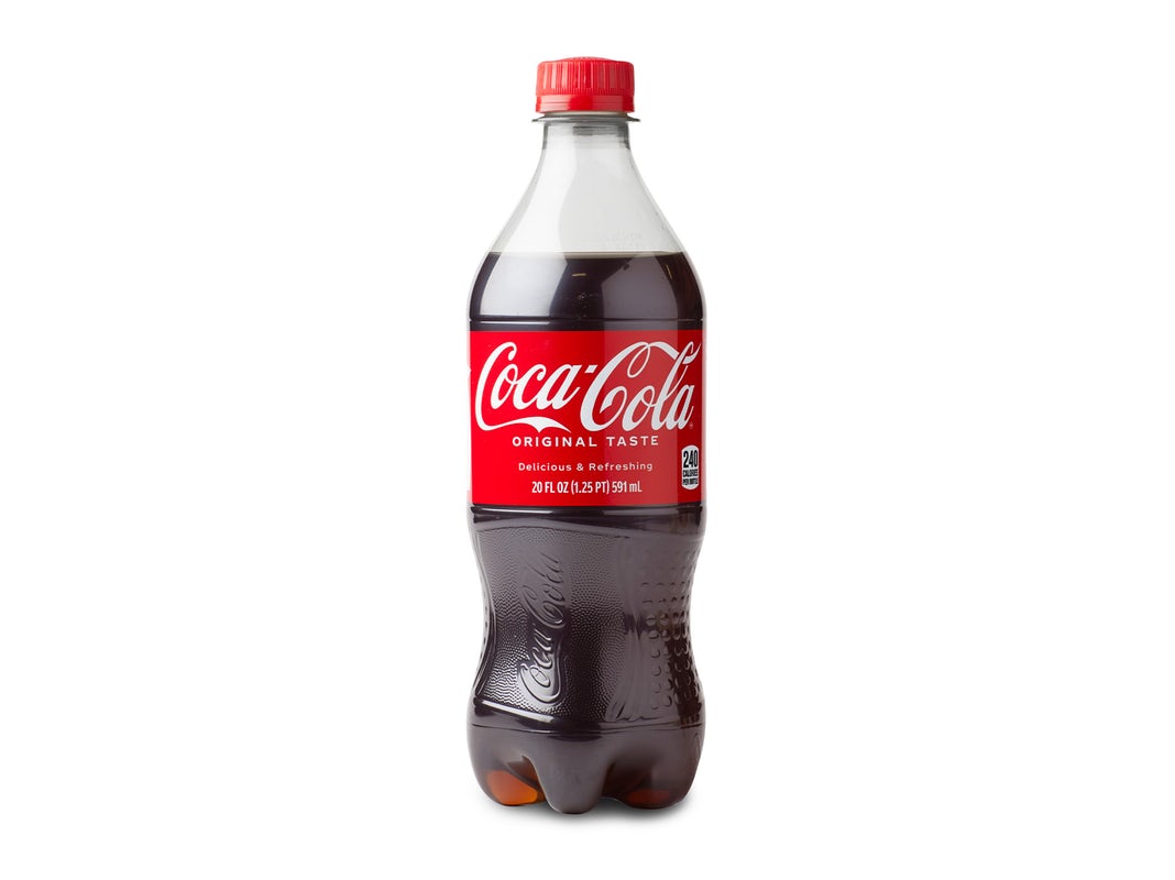 Order Coca-Cola® 20 oz Bottle Beverage food online from Qdoba Mexican Eats store, Athens on bringmethat.com