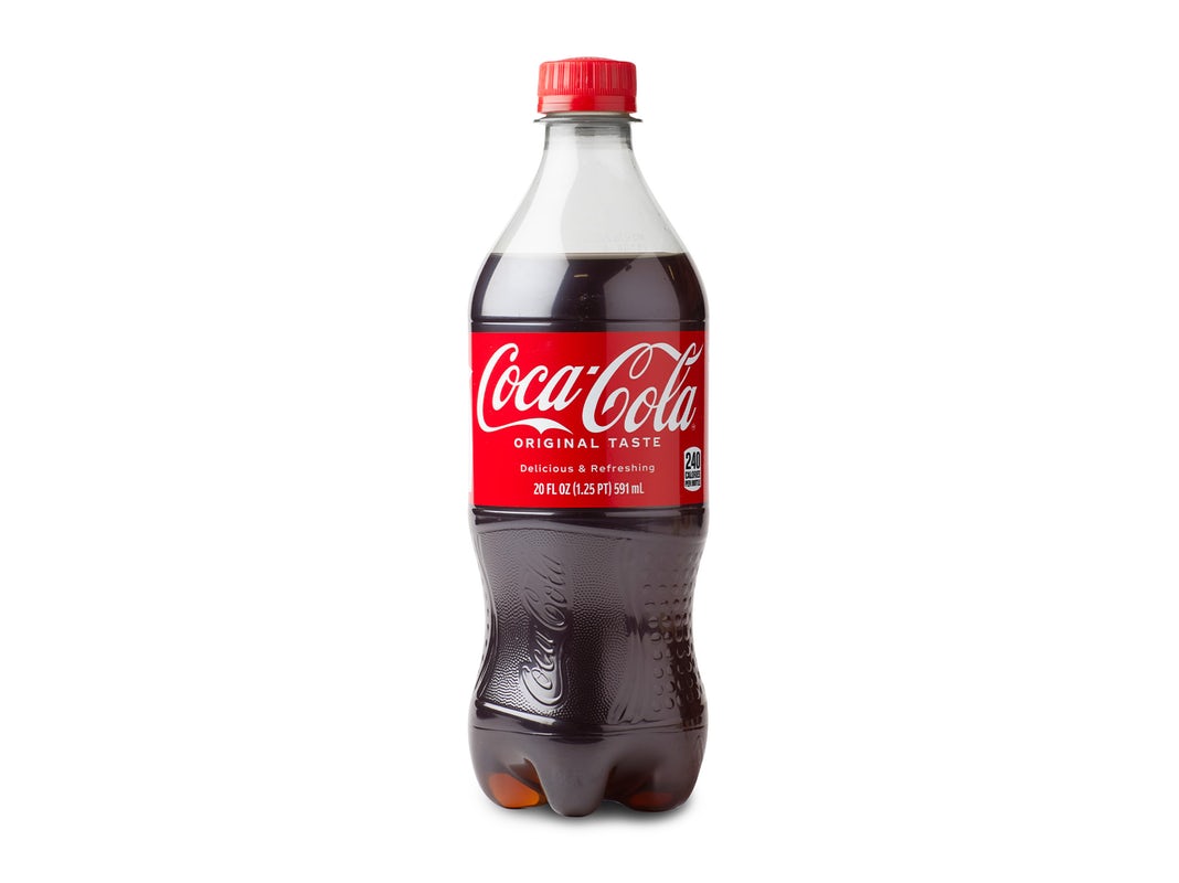 Order Coca-Cola® 20 oz Bottle Beverage food online from Qdoba Mexican Eats store, Saint Louis on bringmethat.com