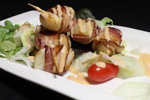 Order Scallops Wrapped In Bacon food online from Sakura Garden store, South Windsor on bringmethat.com