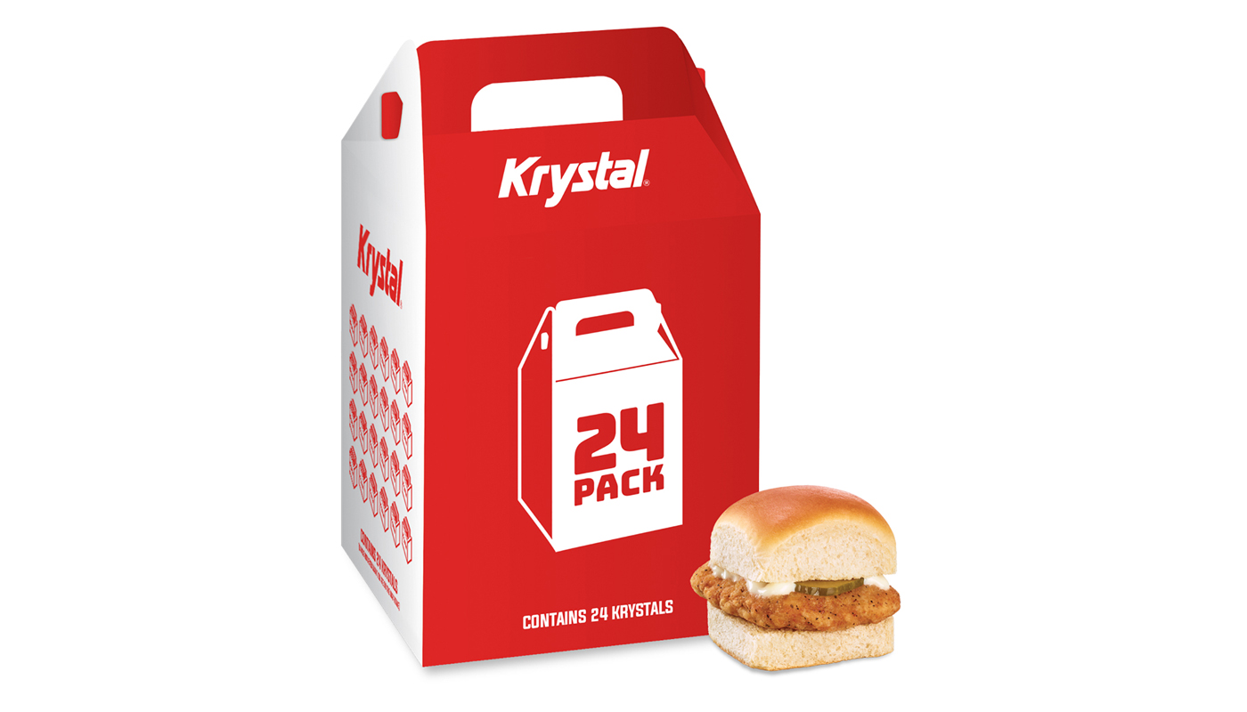 Order 24 Chiks with Cheese food online from Krystal store, Meridian on bringmethat.com