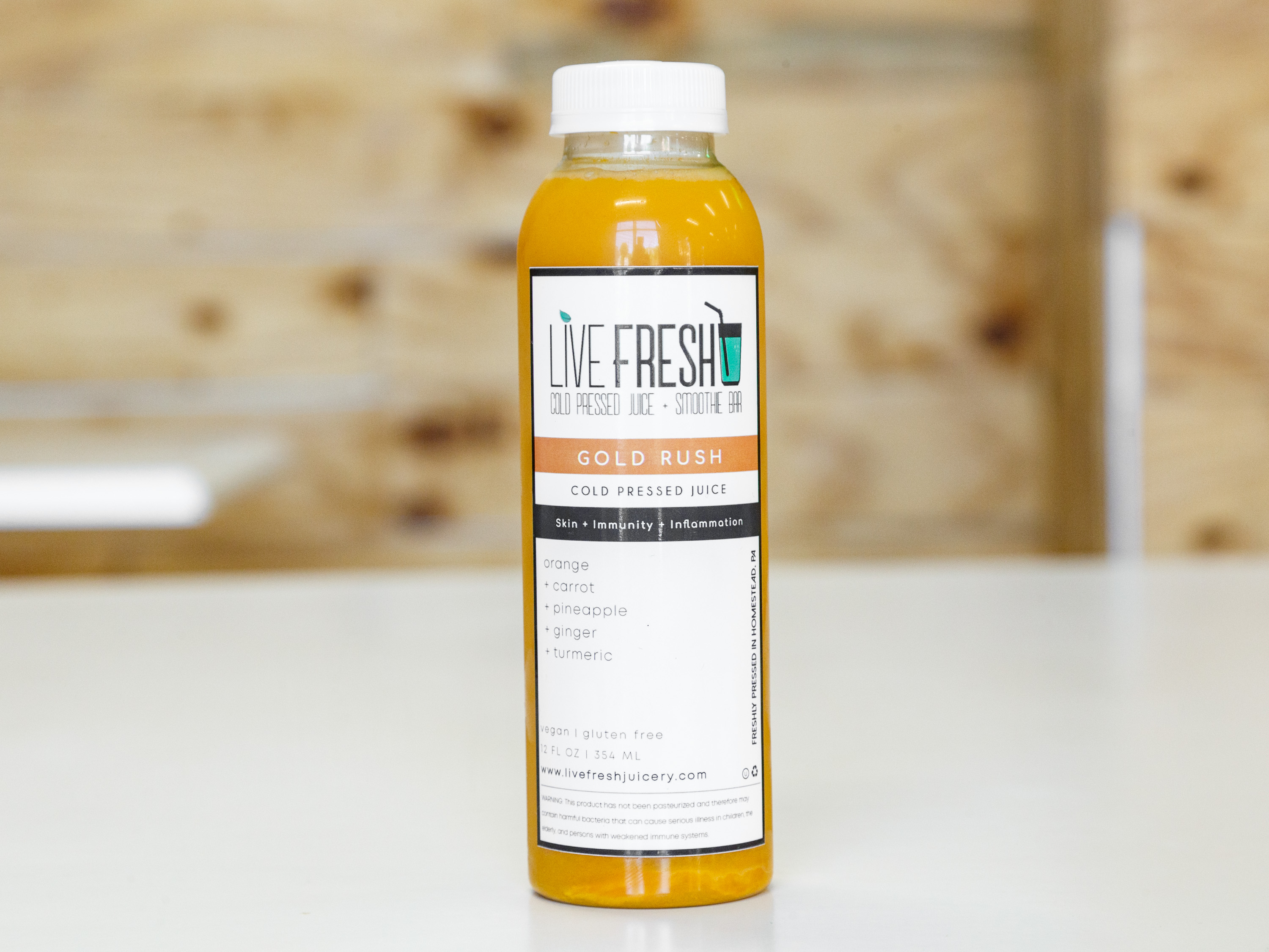 Order Gold Rush food online from Live Fresh Cold Pressed Juice + Smoothie Bar store, Pittsburgh on bringmethat.com