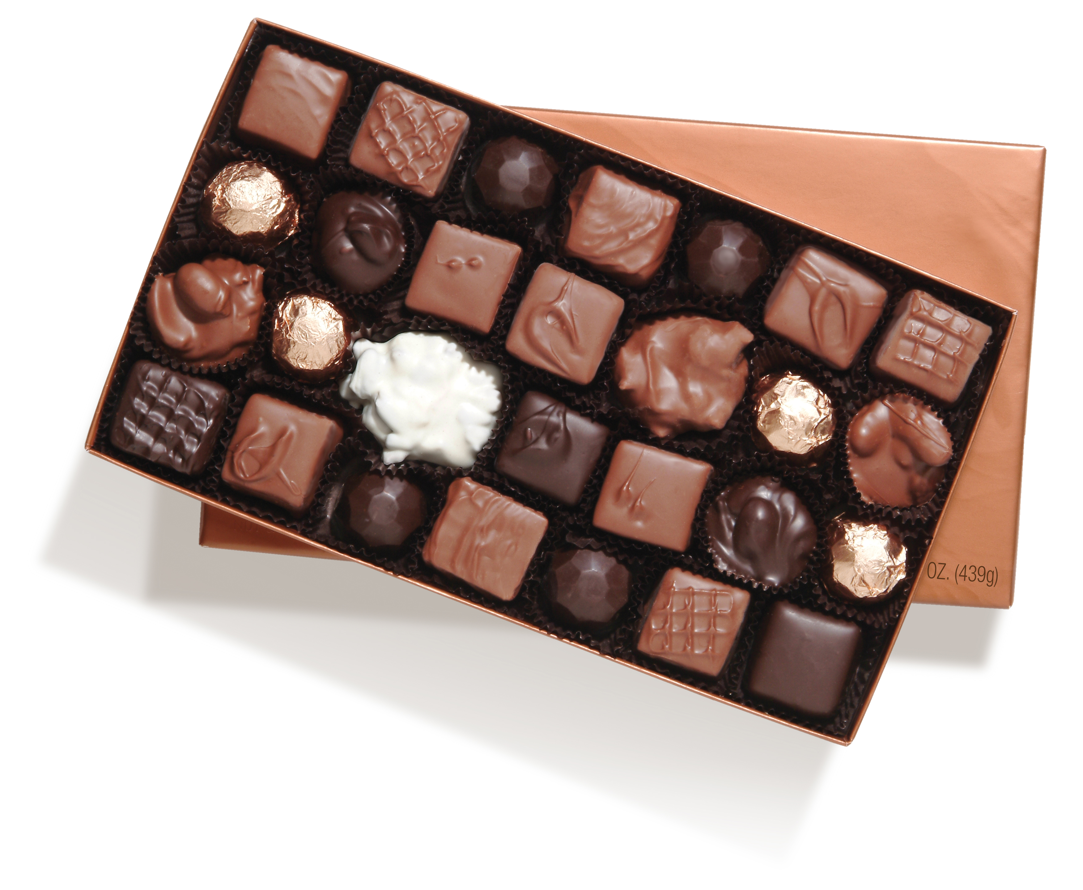 Order Nuts and Caramels 14.5 oz. Boxes food online from Rocky Mountain Chocolate store, Rockwall on bringmethat.com
