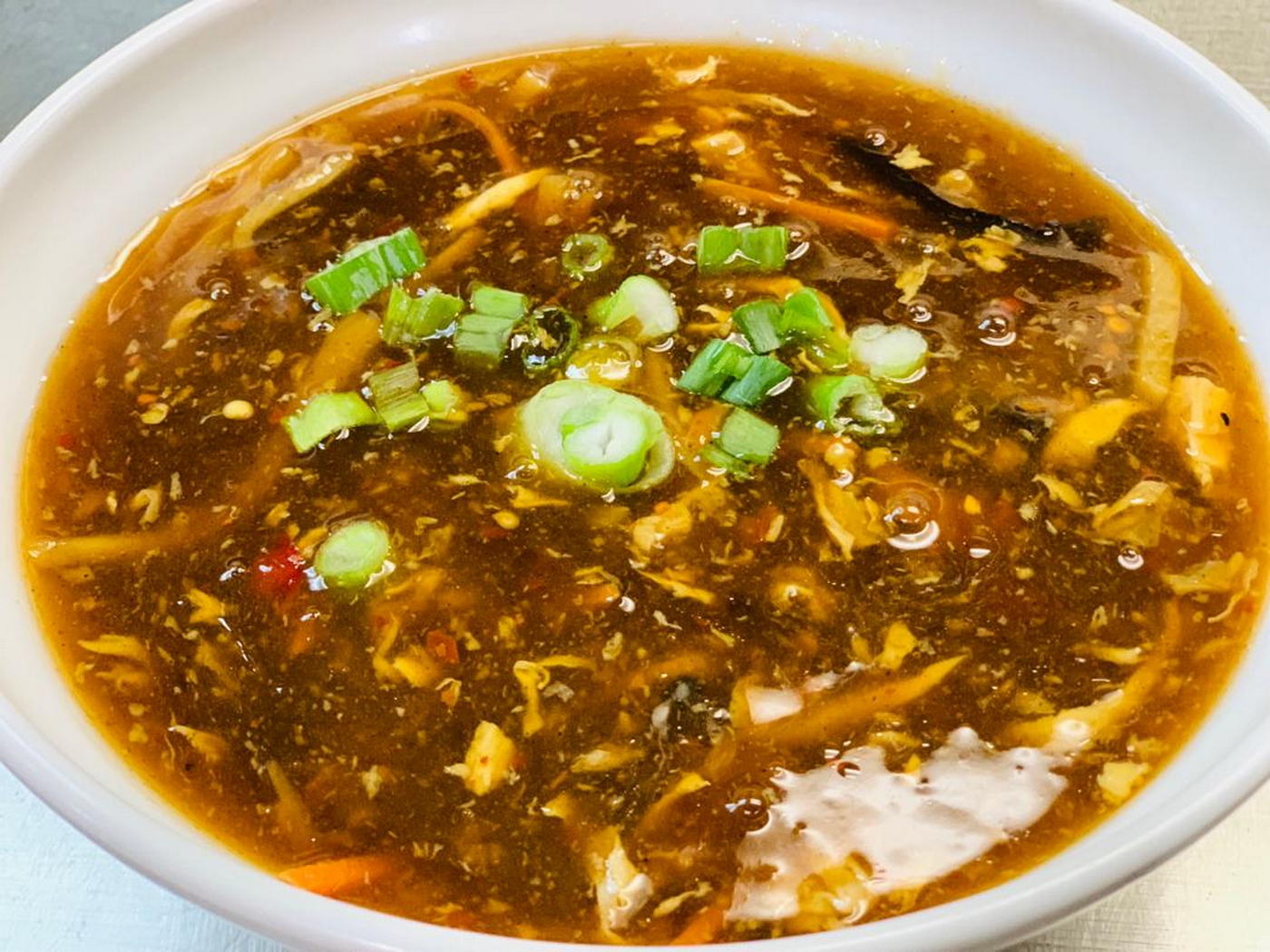 Order Hot and Sour Soup food online from Trendy Dumpling store, Houston on bringmethat.com