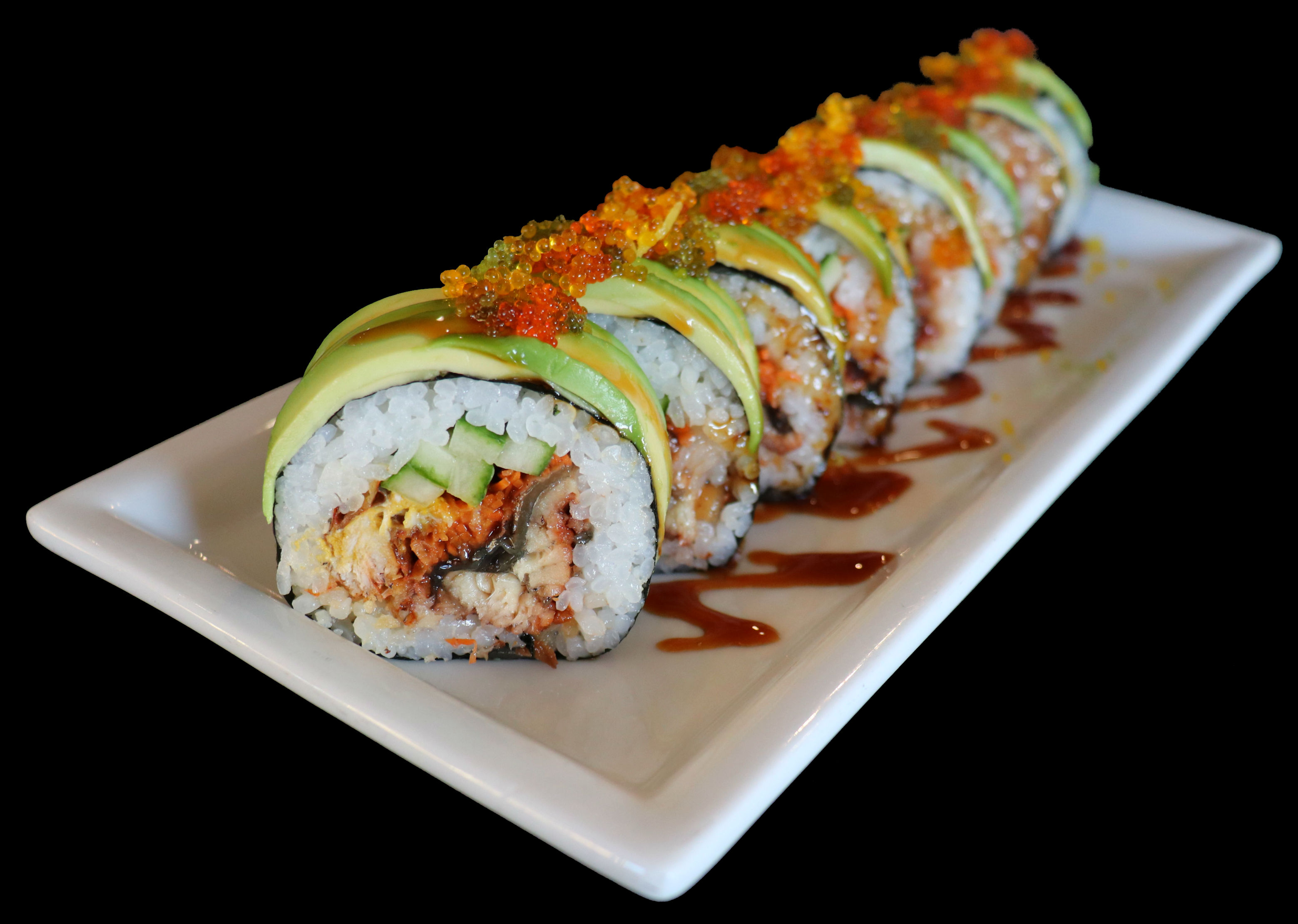 Order Caterpillar Roll food online from Toshiko Japanese Cuisine store, Hanford on bringmethat.com