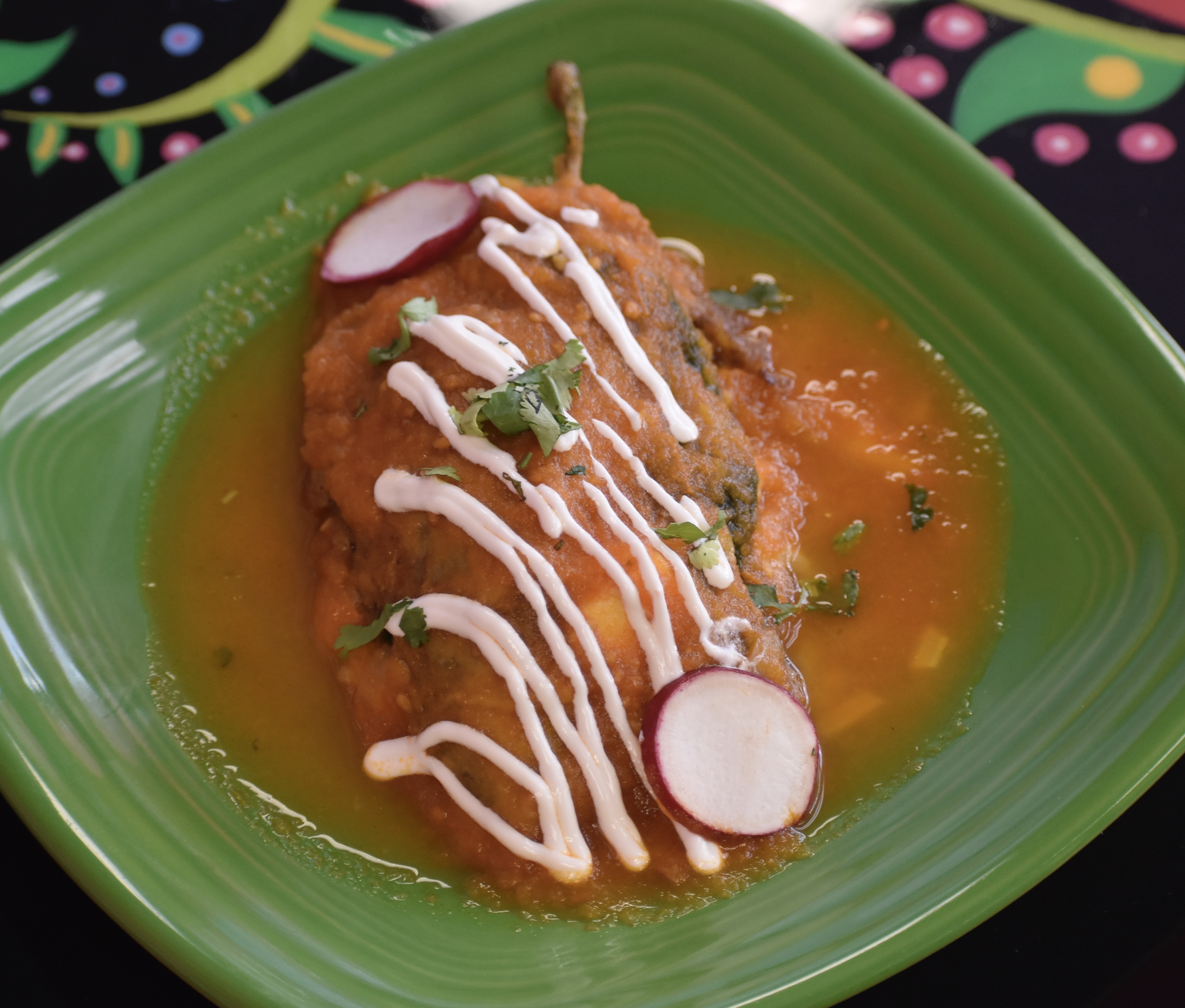 Order Chile Relleno food online from Beantow Taqueria Cafe store, Cambridge on bringmethat.com
