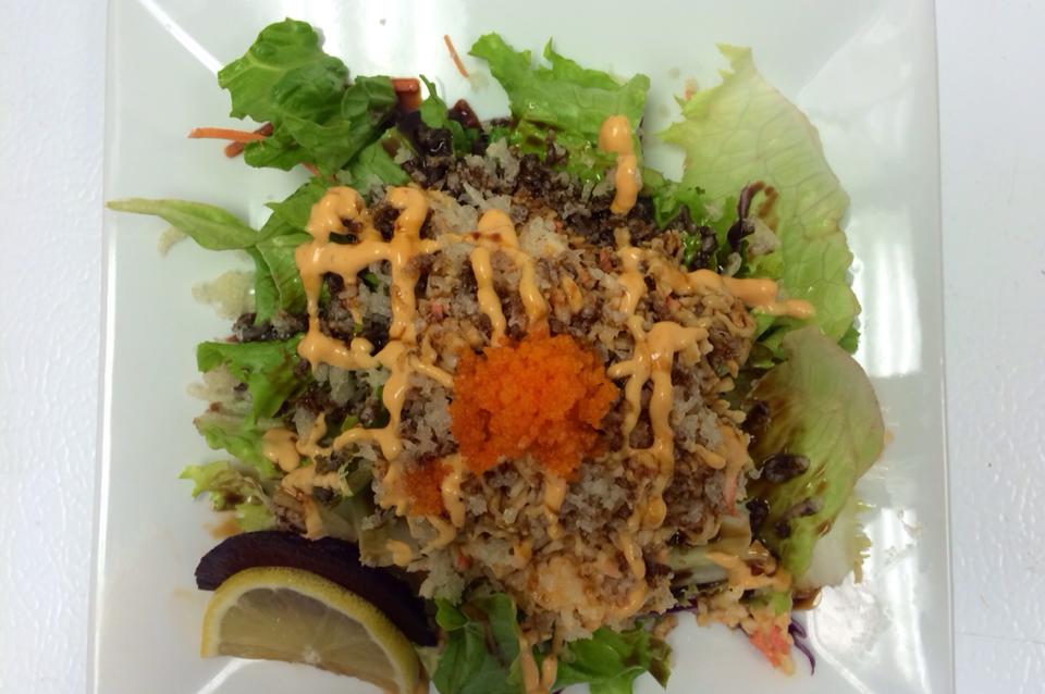 Order Crab Mix Salad food online from Sushi Express store, San Antonio on bringmethat.com