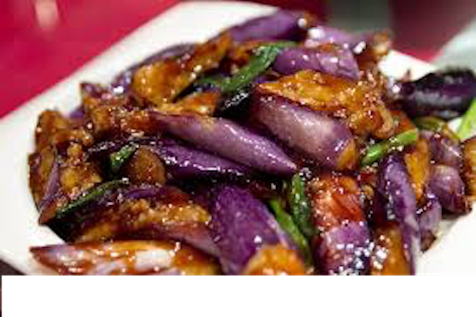 Order Sauteed Chinese Eggplant in Garlic Sauce food online from Chopstix store, Brooklyn on bringmethat.com