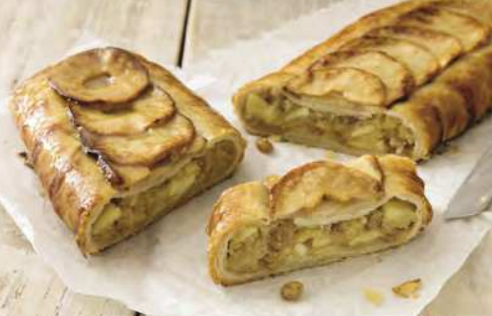 Order Normandie Apple Strip Tart food online from Le Macaron French Pastries store, Doylestown on bringmethat.com