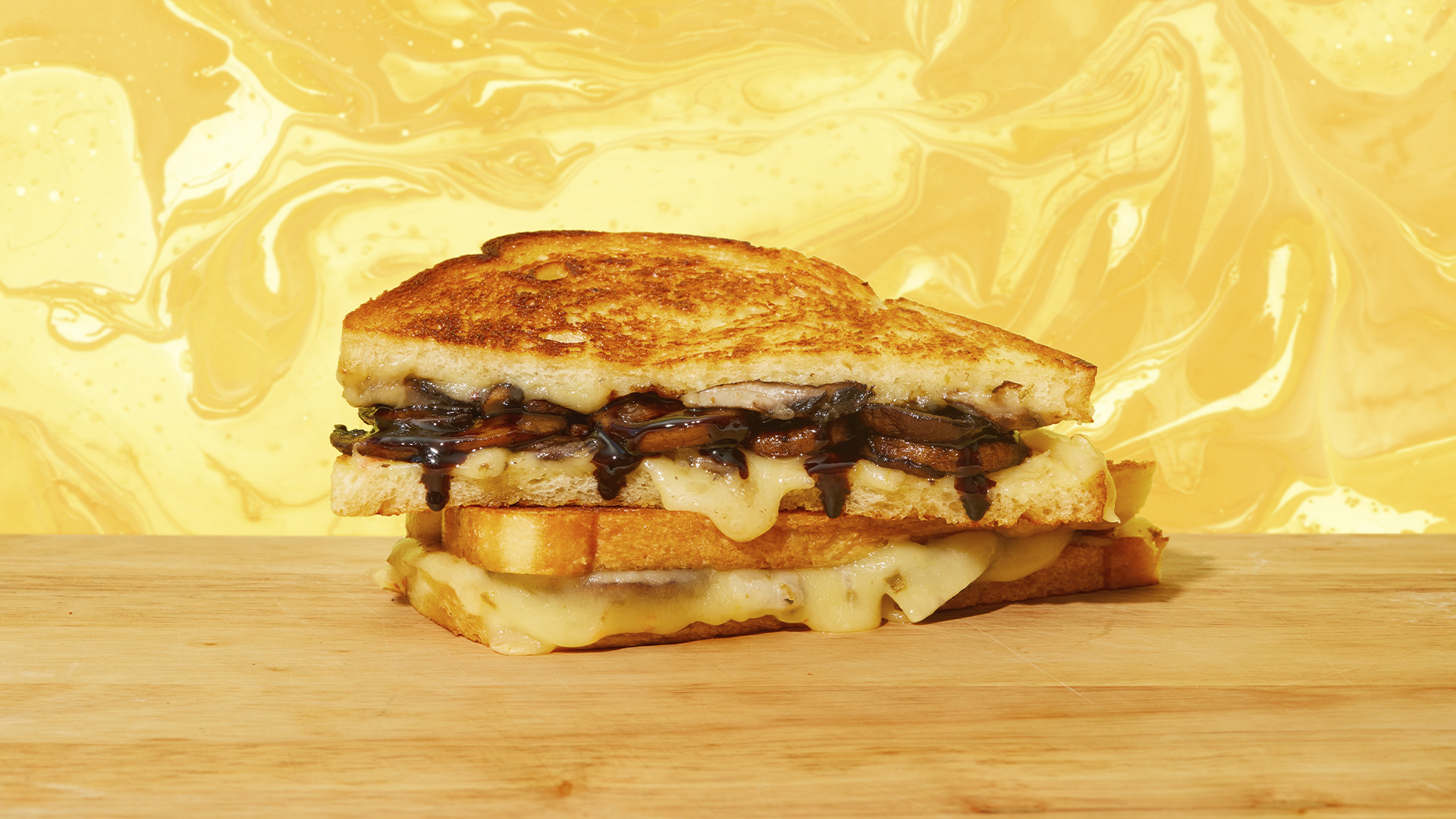 Order Mushroom Grilled Cheese food online from B*Tch Don't Grill My Cheese store, Astoria on bringmethat.com