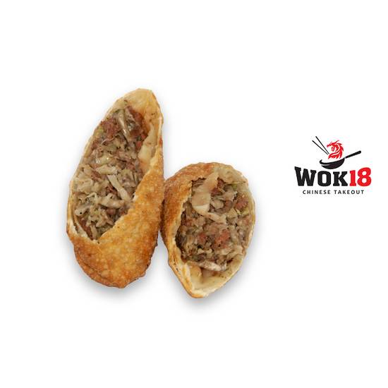 Order Beef egg roll (1 pc) food online from Wok 18 store, Teaneck on bringmethat.com