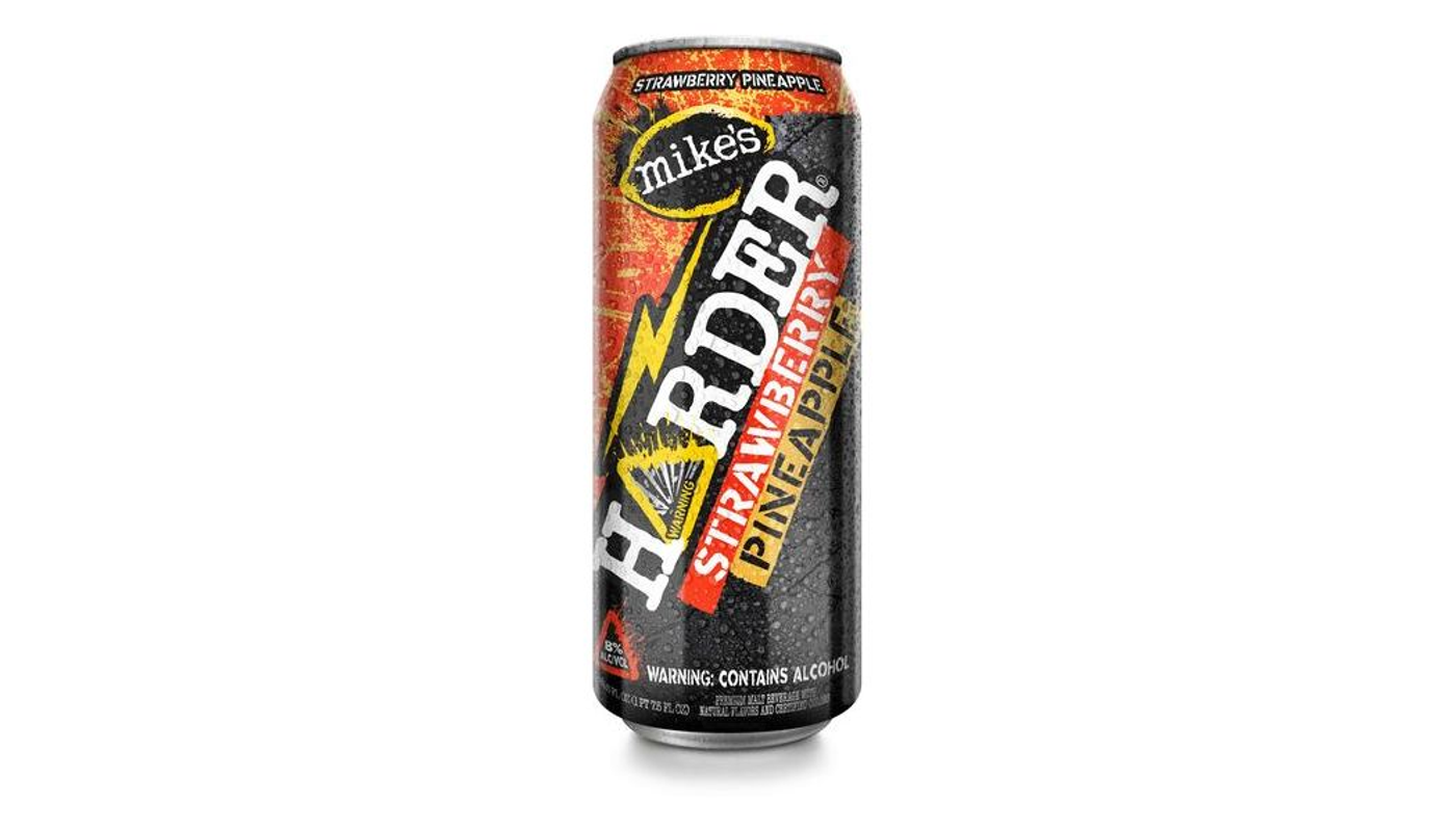 Order Mike's Harder Strawberry Pineapple 23.5oz Can food online from Village Liquor store, Lancaster on bringmethat.com