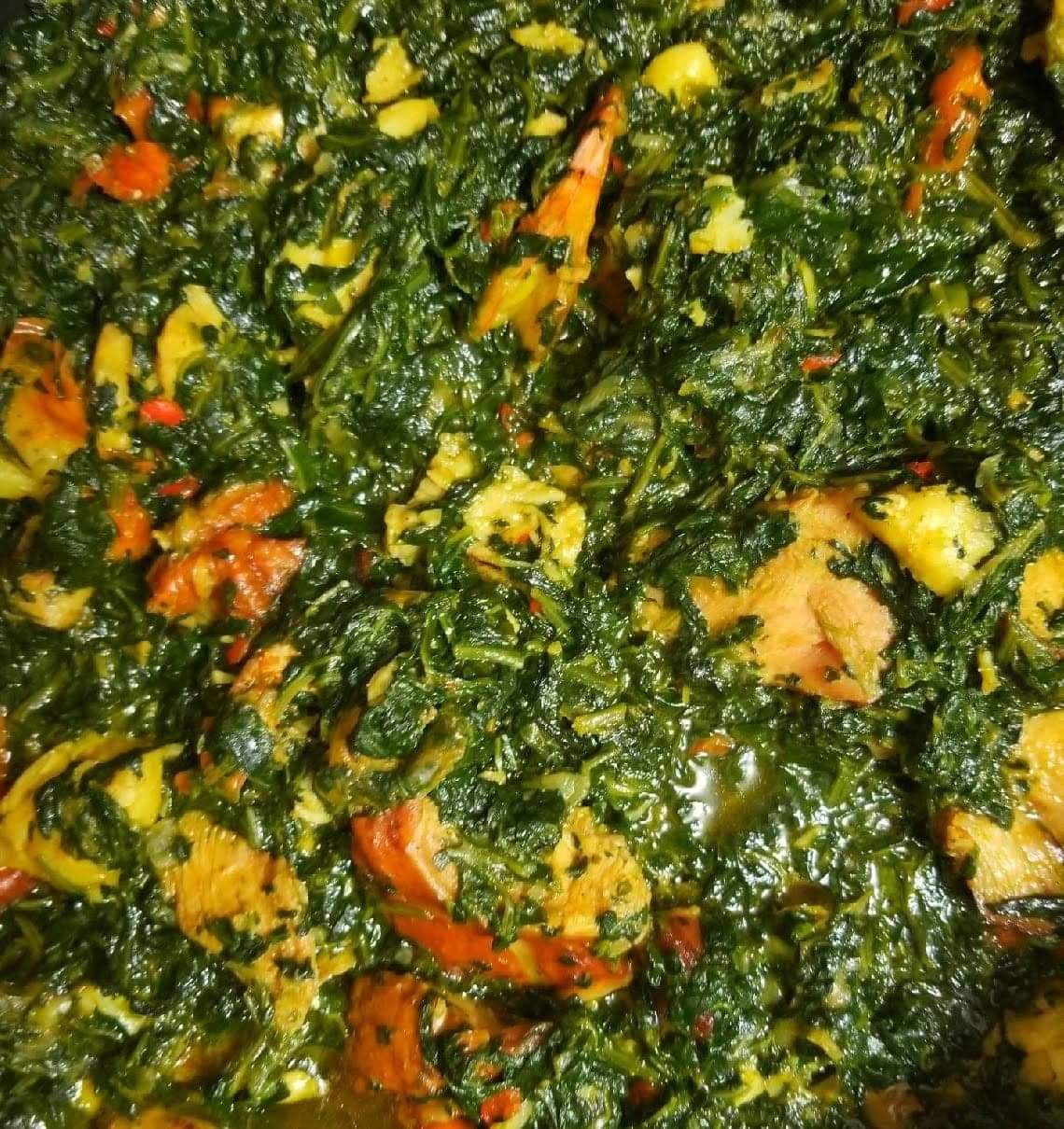 Order Spinach Stew food online from Monrovia Lounge store, Dallas on bringmethat.com