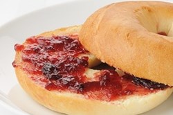 Order Jelly Bagel   food online from The Great American Bagel store, Orland Park on bringmethat.com