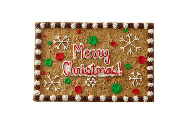Order Merry Christmas - Snowflakes - HW2834 food online from Great American Cookies store, Hurst on bringmethat.com