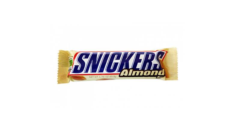 Order Snickers Almond food online from Trumbull Mobil store, Trumbull on bringmethat.com