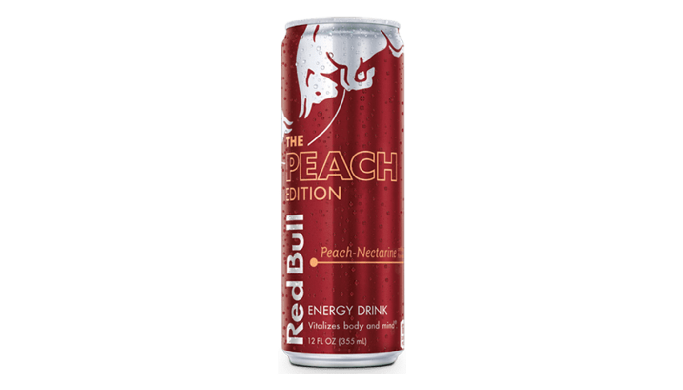 Order Red Bull Peach-Nectarine 12oz Can food online from Golden Rule Liquor store, West Hollywood on bringmethat.com