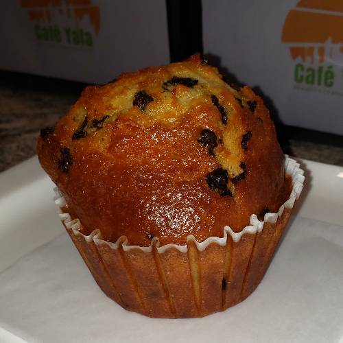 Order Blueberry Muffin food online from Cafe Yafa store, Natick on bringmethat.com