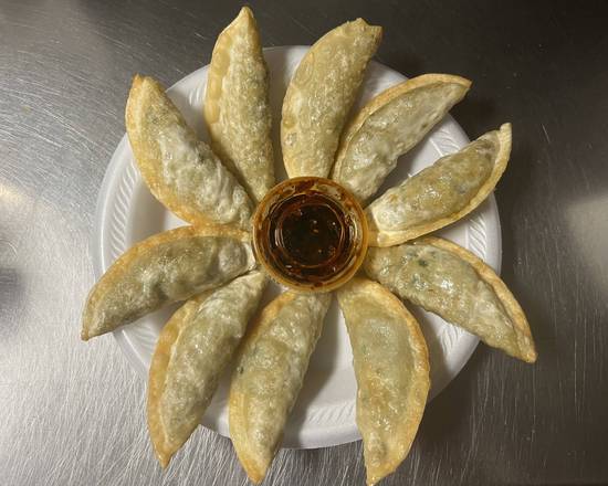Order Korean Spicy Dumpling (10 pcs) food online from New China Chop Suey store, Highland Park on bringmethat.com
