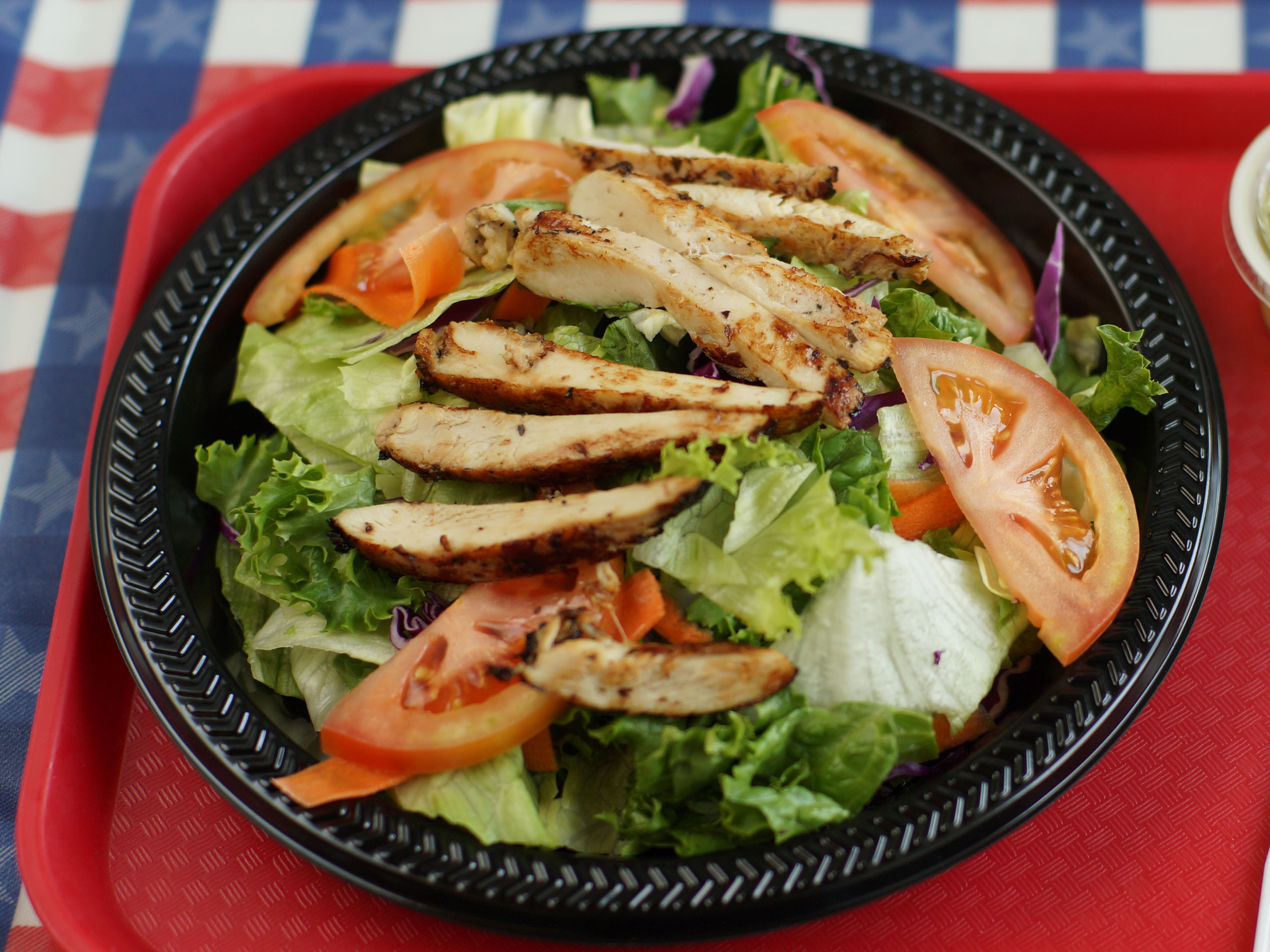 Order Grilled Chicken Chunk Salad food online from Homers Ice Cream store, Wilmette on bringmethat.com