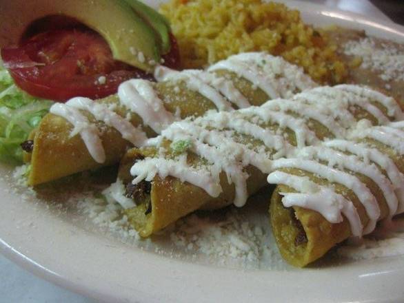 Order Flautas food online from Taqueria Tayahua store, Chicago on bringmethat.com