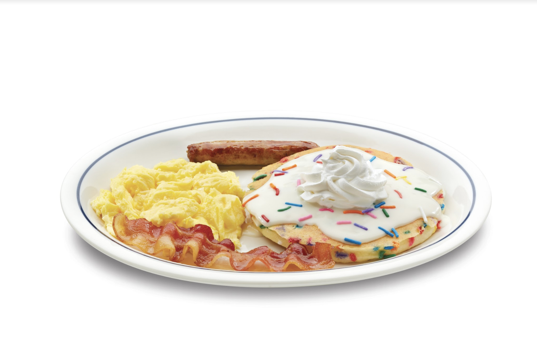 Order Jr. Cupcake Pancake Combo food online from Ihop store, Albuquerque on bringmethat.com