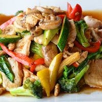 Order E7. Gai Pad Puck food online from Thai Amarin store, Springfield Township on bringmethat.com