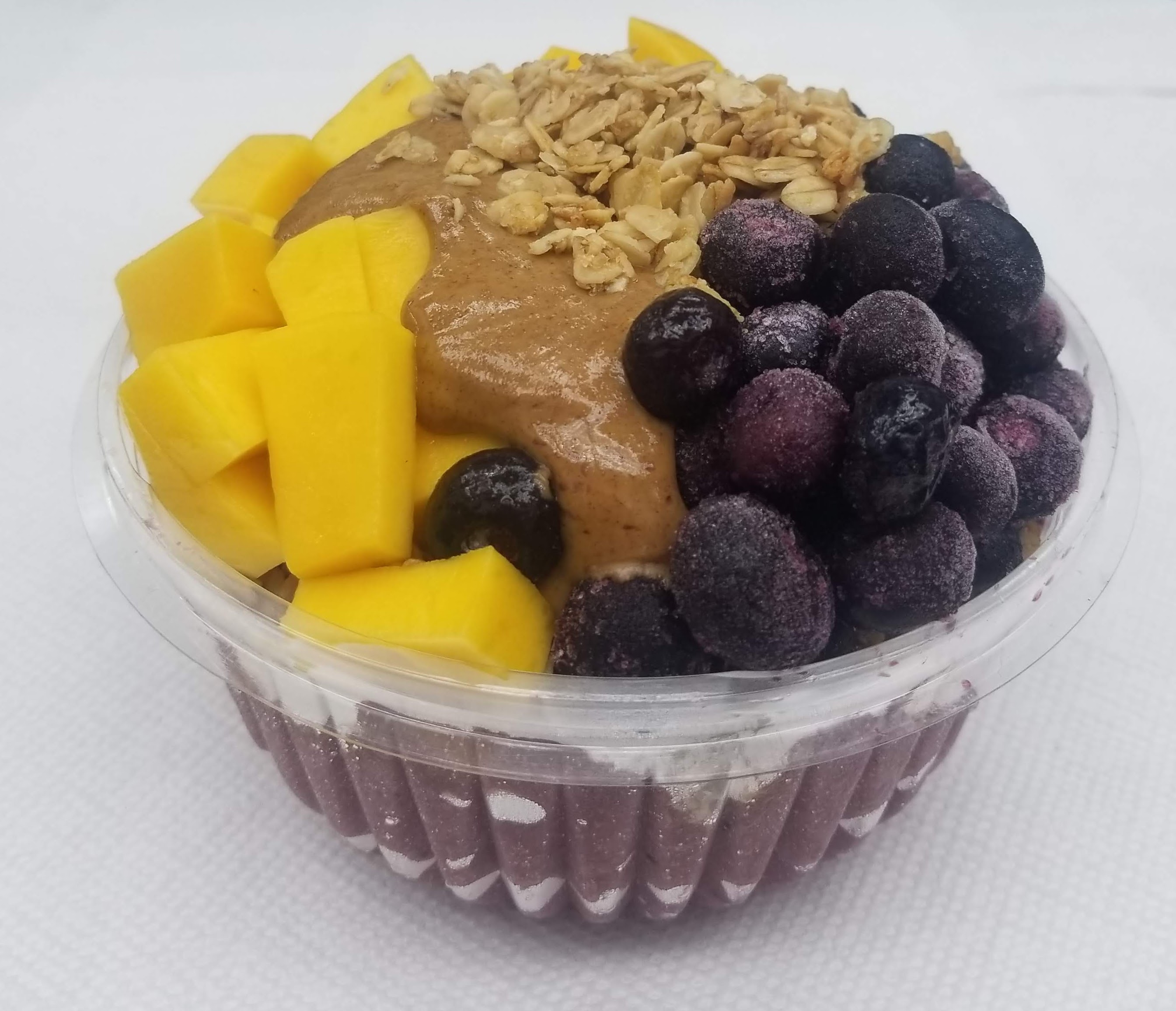Order Almond Butter Acai Bowl food online from All Natural, All Fresh store, New York on bringmethat.com