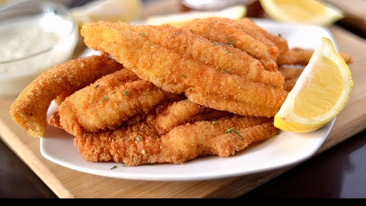 Order 5. Fried Fish food online from No 1 Kitchen store, Trenton on bringmethat.com
