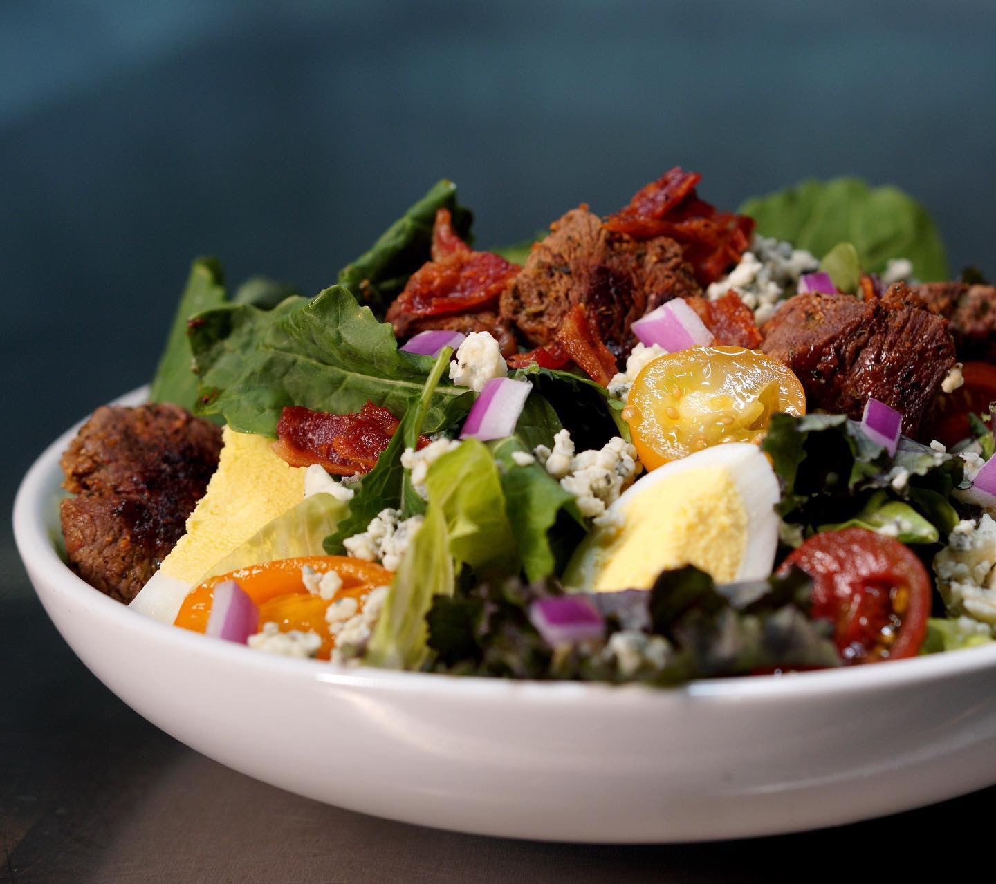 Order Black & Bleu Steak Salad food online from Cafe Del Sol store, Martinsburg on bringmethat.com