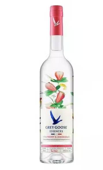Order Grey Goose - Strawberry & Lemongrass Vodka 750ML food online from Windy City Liquor Market store, El Cajon on bringmethat.com