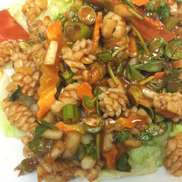 Order 26. Spicy Squid Salad food online from Siam Bay Thai Cuisine store, El Segundo on bringmethat.com