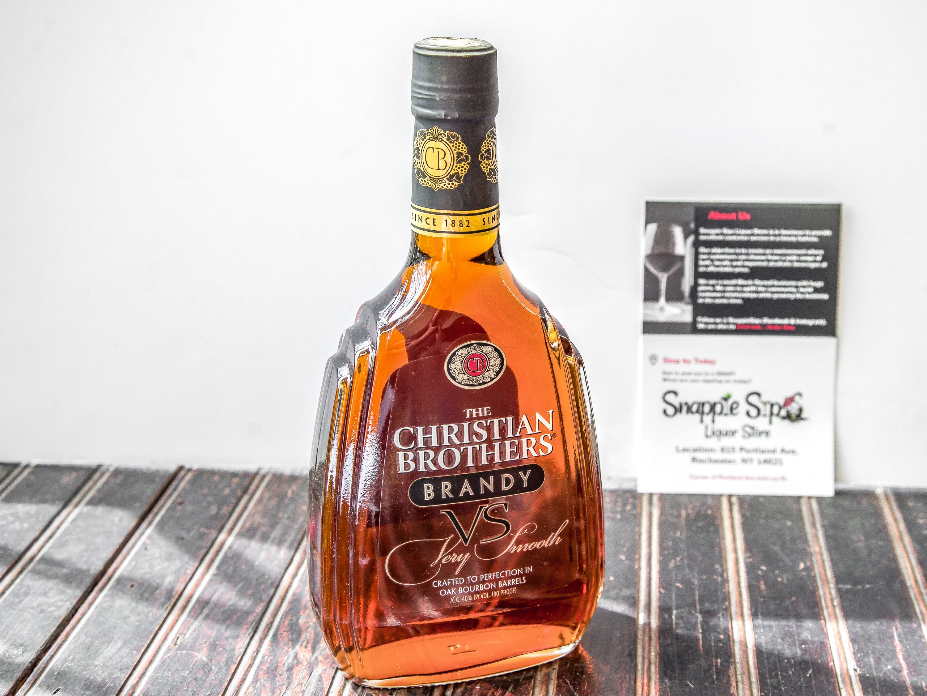 Order Christian Brothers Brandy Amber 750ML food online from Snappie Sips store, Rochester on bringmethat.com