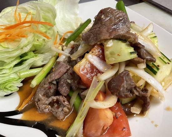 Order Beef Salad food online from Try My Thai Restaurant store, Sandy on bringmethat.com